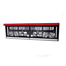 WAS W253 Licence plate holder (W x H x D) 584 x 163 x 32 mm
