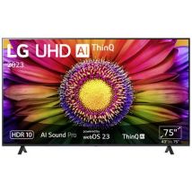 LG Electronics 75UR80006LJ.AEUD LCD TV 190 cm 75 inch EEC F (A - G) CI+, DVB-C, DVB-S2, DVB-T2, Wi-Fi, UHD, Smart TV Black