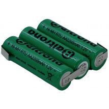 Beltrona RTU3AAZ Battery pack 3x AA Z solder tab NiMH 3.6 V 2200 mAh