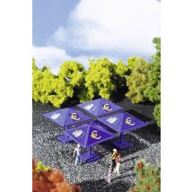 Vollmer 42003 H0 4 pc set Euro-sunshade Assembled