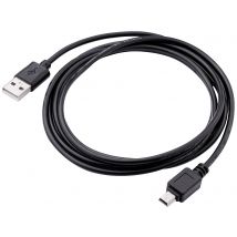 Akyga USB cable USB-A plug, USB-Mini-B plug 1.80 m Black AK-USB-03