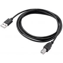 Akyga USB cable USB-A plug, USB-B plug 1.80 m Black AK-USB-04