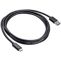 Akyga USB cable USB-A plug, USB-C® plug 1.80 m Black AK-USB-29