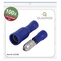 Quadrios 23C492 Bullet connector 1.5 mm² 2.5 mm² Blue 100 pc(s)