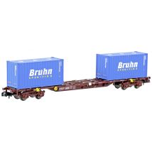 MF TRAIN MF33442 N Container wagon Sgmnss of DB Cargo
