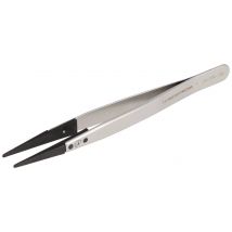 Lindstroem TL 2ACFR-SA ESD Tweezers 2ACF Flat, round 130 mm