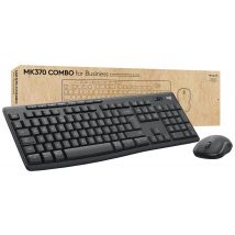 Logitech MK370 Combo for Business Bluetooth® Keyboard and mouse set Splashproof, Quiet keypad German, QWERTZ Black