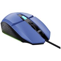 Trust GXT109B FELOX Gaming mouse Corded Optical Blue 6 Buttons 6400 dpi Backlit