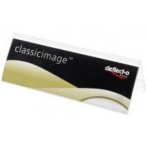 Deflecto 778901 Desk name plate Classic Image® (L x W x H) 30 x 150 x 55 mm 1 pc(s)
