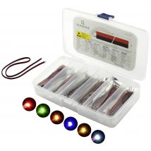 Quadrios LED set Red, Green, Yellow, Blue, White, Amber 20 mA 3.0 V
