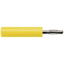 Schuetzinger Adapter Pin diameter: 4 mm Yellow 1 pc(s)