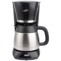 Silva Homeline KA-T 4505 sw Coffee maker Black, Inox finish Cup volume=10 Thermal jug