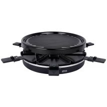 Silva Homeline PK-R 066 Raclette Non-stick coating, Overheat protection, 6 pannikins, Indicator light Black