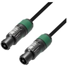 Adam Hall 5 STAR S225 SS 2000 Loudspeaker Cable [1x NL4FX plug (4-pin) - 1x NL4FX plug (4-pin)] 20 m Black