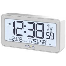 Explore Scientific RDC1000GYE000 Radio Alarm clock White (matt) Alarm times 2