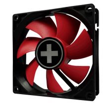 Xilence XPF80.R PC fan Black, Red (W x H x D) 80 x 25 x 80 mm