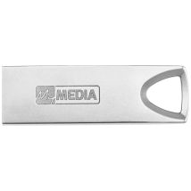 MyMEDIA My Alu USB 2.0 Drive USB stick 64 GB Silver 69274 USB A (USB 2.0)