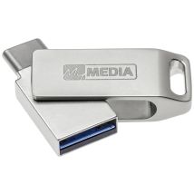 MyMEDIA My Dual USB 3.2 Gen 1 /USB C Drive 16GB USB stick 16 GB Silver 69268 USB A (USB 3.2 1st gen), USB C®