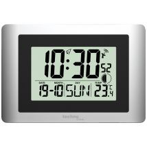 Techno Line WS8028 Radio Radio clock 220 mm x 56 mm x 150 mm x 56 mm Silver