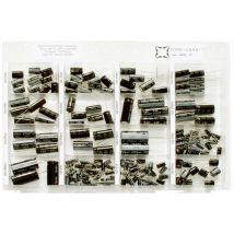 NOVA CCC-17 Electrolytic capacitor set Radial lead 16 V, 25 V, 35 V, 63 V 20 % 167 Parts
