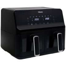 Tristar FR-9040 Twin deep fryer 8 l 2700 W Heat convection, Timer function, Non-stick coating, Temperature pre-set Black