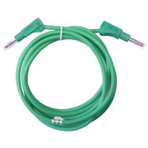 Mueller Electric BU-2323-10-79-5 Test lead 4 mm jack 4 mm jack 2 m Green 1 pc(s)