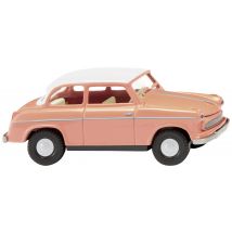 Wiking 0806 35 H0 Car Lloyd Alexander TS, salmon red with white roof