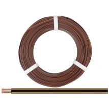 Donau Elektronik 325-818-25 Strand 3 x 0.25 mm² Dark brown, Black, Light brown 25 m