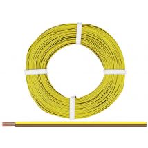 Donau Elektronik 250-38-25 Strand 2 x 0.50 mm² Yellow, Brown 25 m