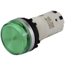 DECA CP24P-3EQ4G Indicator light 24 V DC/AC 8 A (L x W x H) 29.9 x 20.5 x 55 mm IP66 1 pc(s)
