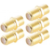 Shiverpeaks BS15-301314 F connector gold-plated Connections: F socket, F socket 1 Set