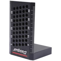 Dasqua 1804-5551 Pocket marking ruler Aluminium alloy 1 pc(s)