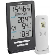 TFA Dostmann Funk-Thermometer XENA HOME Wireless digital thermometer Anthracite 30.3074.10