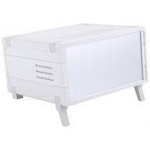 Bopla Ultramas UM 52020 L - SET Desktop case (L x W x H) 224.20 x 198.90 x 118 mm Acrylonitrile butadiene styrene Grey-white (RAL 7035), Agate grey (RAL 7038)