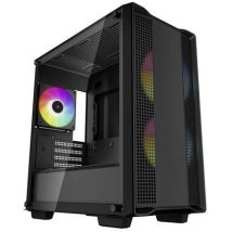 DeepCool CC360 Microtower PC casing Black 3 built-in LED fans