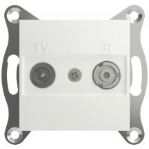 Schneider Electric TV/radio terminated socket Asfora White (RAL 9003) EPH3300721D 1 pc(s)