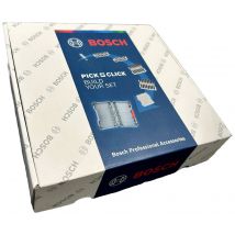 Bosch Accessories Pick & -Click Kit 061599765E Bit set Star, Phillips, Pozidriv Twin blade, Torsion area