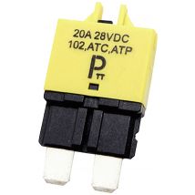 PARTS PTT Circuit Breaker Standard, type 3, Manual Reset, 20A C001-102-0095 Fuse circuit breaker 20 A Yellow 1 pc(s)