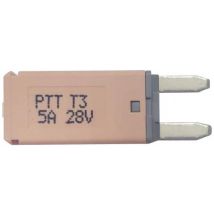 PARTS PTT Circuit Breaker Mini, type 3. Manual Reset, 5A C001-102-0061 Car standard blade-type fuse 5 A Light brown 1 pc(s)