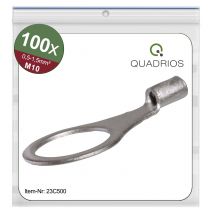 Quadrios 23C500 Ring terminal Cross section (max.)=1.5 mm² Hole Ø=10.5 mm Not insulated 100 pc(s)