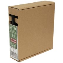 Quadrios 23CA177 Heatshrink + adhesive Black 7.9 mm Shrinkage:3:1 5 m