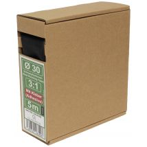 Quadrios 23CA183 Heatshrink + adhesive Black 30 mm Shrinkage:3:1 5 m