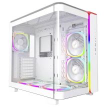 MONTECH KING 95 PRO Tempered Glass ARGB Midi tower PC casing White
