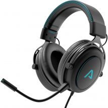 Lamax Heroes General1 Gaming Over-ear headset Corded (1075100) Stereo Black Headset, Volume control