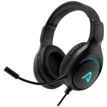 Lamax Heroes Guard1 Gaming Over-ear headset Corded (1075100) Stereo Black Headset, Volume control, Microphone mute