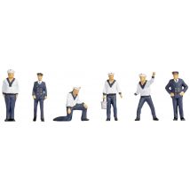 NOCH H0 Sailors Painted, Standing