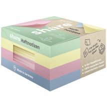 share Stick label pad 4-0017 75 mm x 75 mm Pastel yellow, Pastel pink, Pastel blue, Pastel green 4 pc(s)