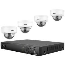 Annke Netzwerkkamera N48PAW+I91DG*4+2T LAN IP-CCTV camera set 8-channel incl. 4 cameras 4096 x 3072 p