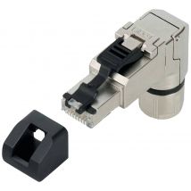 Luetze 490153 RJ45 connector Plug, right angle No. of pins (RJ): 8 1 pc(s)