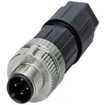 Luetze 490190 Sensor/actuator connector Plug, straight No. of pins (RJ): 4 1 pc(s)